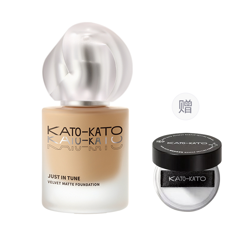 

Жидкий тональный крем / Крем-основа для женщин KATO-KATO, [oily skin to combination skin]y01 желтый undertone, белый undertone, with 1g nude loose powder included