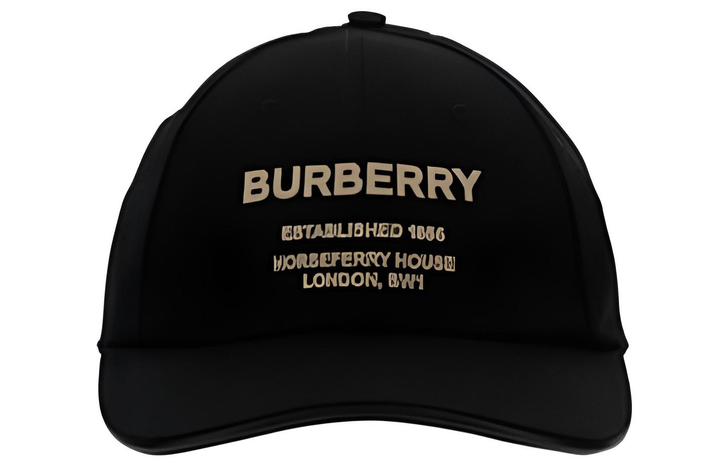 

Burberry Хлопковая бейсболка унисекс, Black