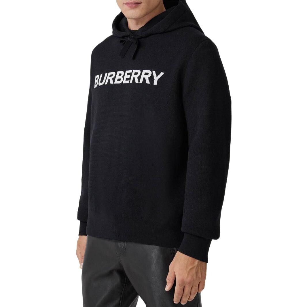 Толстовка Burberry мужская, хлопок, черный — фото 4