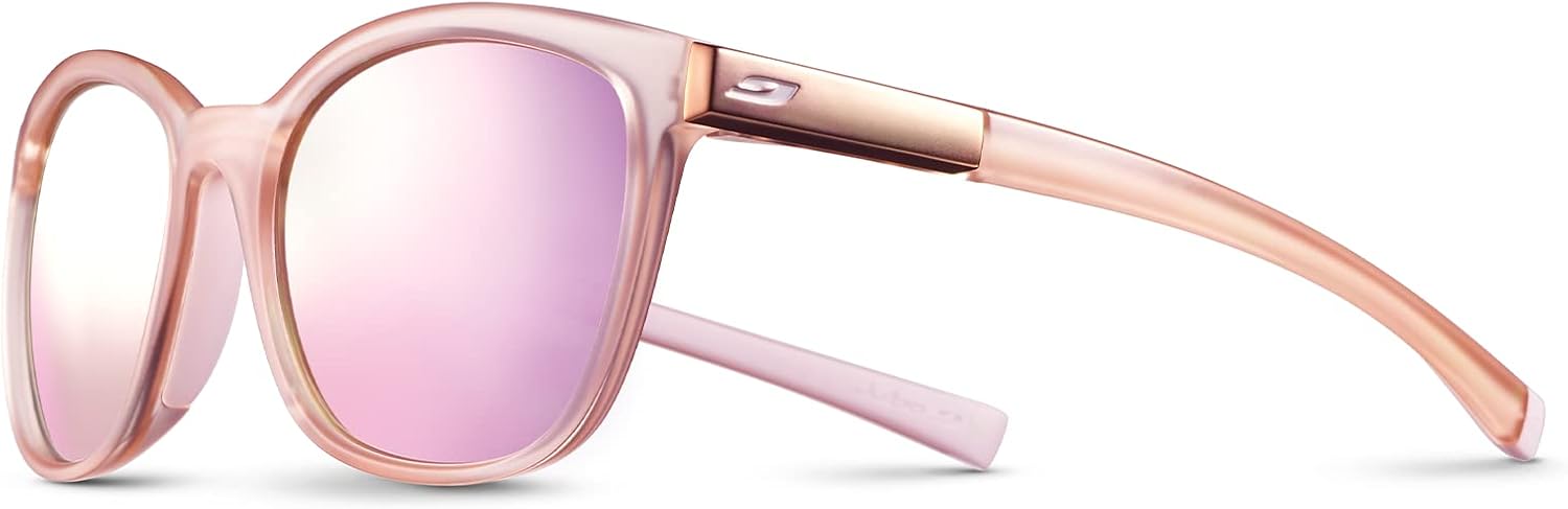 

Солнцезащитные очки Julbo Slack Lifestyle, унисекс, поляризованные, для походов и повседневного использования, 100% защита от УФ. Цвет: розовая оправа, коричневые линзы с розовым зеркальным покрытием (Spectron 3)