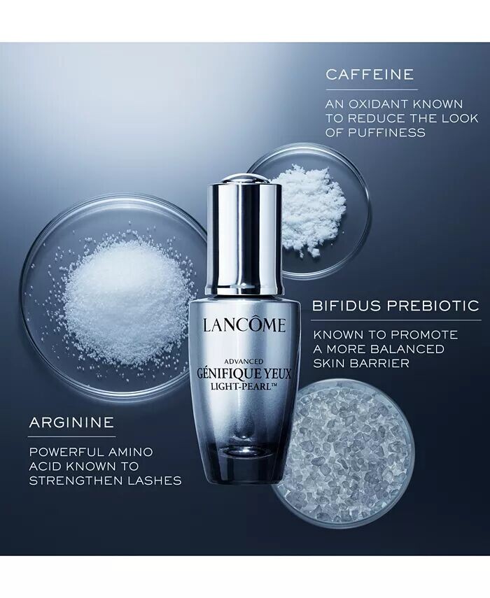 Advanced Génifique Yeux Light-Pearl Концентрированная сыворотка для глаз и ресниц для борьбы со старением и роста ресниц, 0,67 унции Lancôme — фото 3