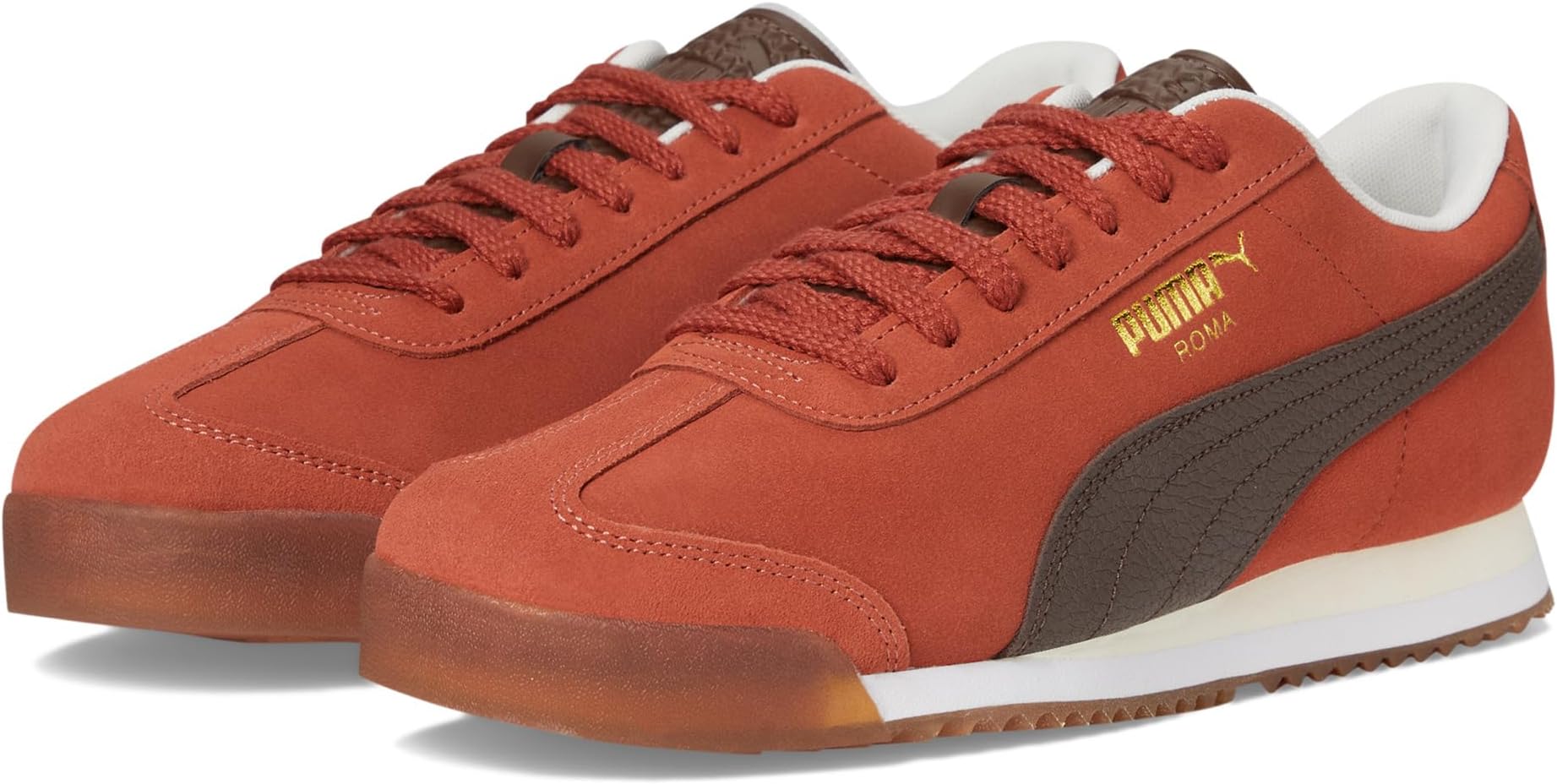 

Кроссовки PUMA Roma Suede, цвет Mars Red/Espresso Brown/Gum
