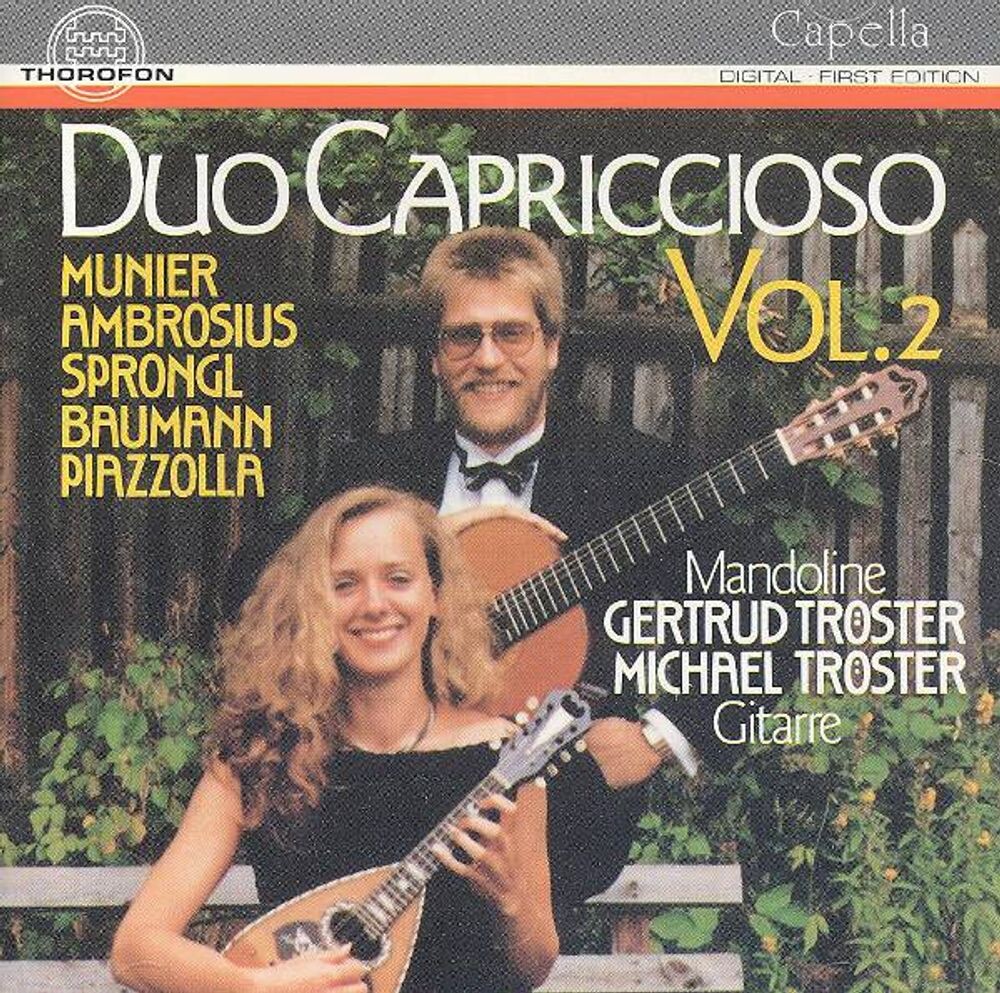 

Диск CD Duo Capriccioso, Vol. 2 [Import] - Gertrud Tröster-Weyhofen, Michael Troster