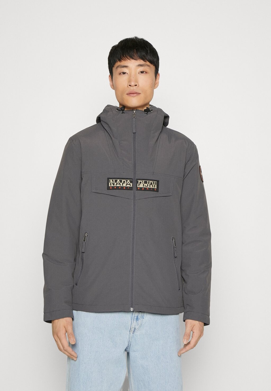 

Куртка Napapijri RAINFOREST OPEN WI, цвет dark grey solid
