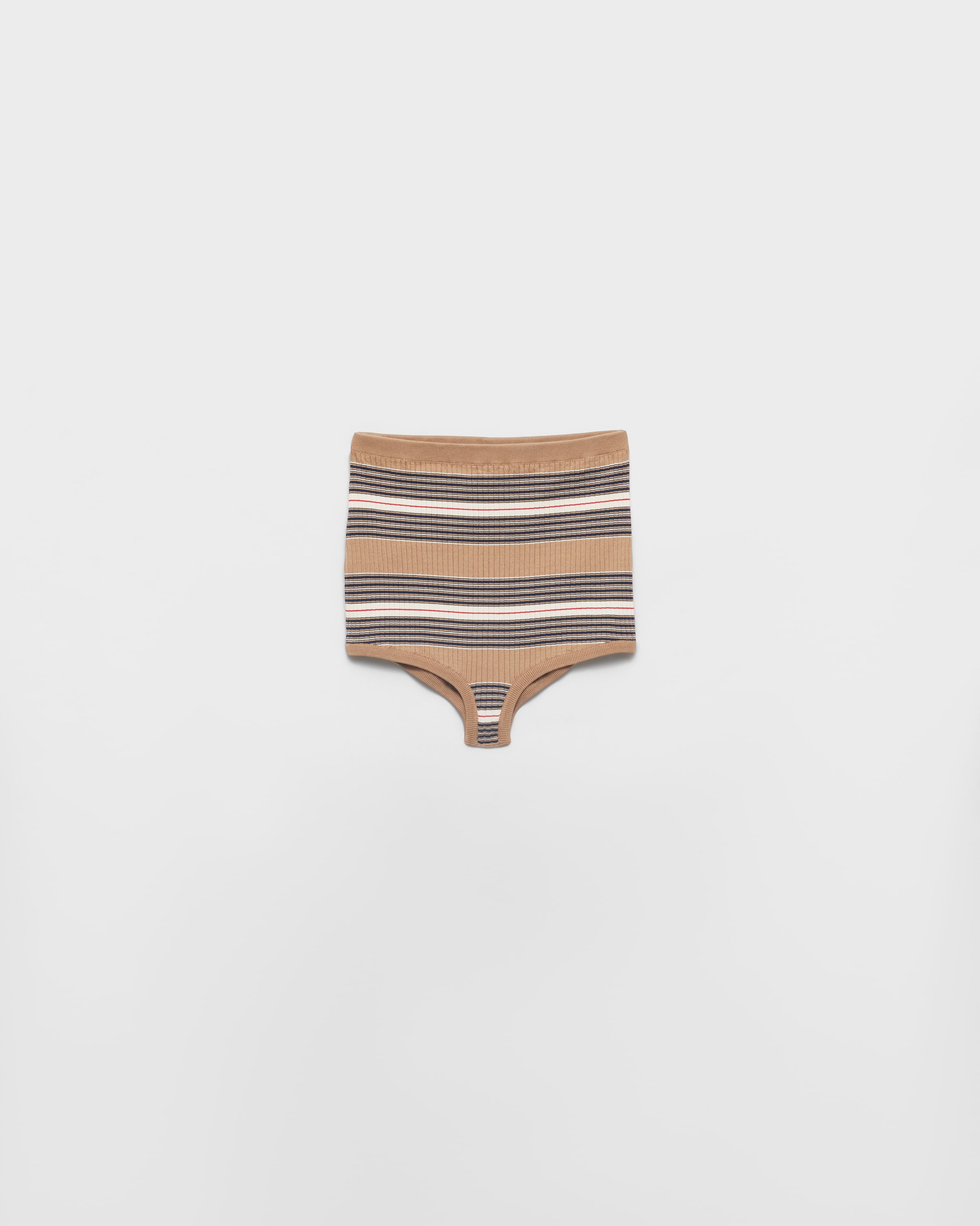 

Хлопковые шорты Prada, верблюжий коричневый