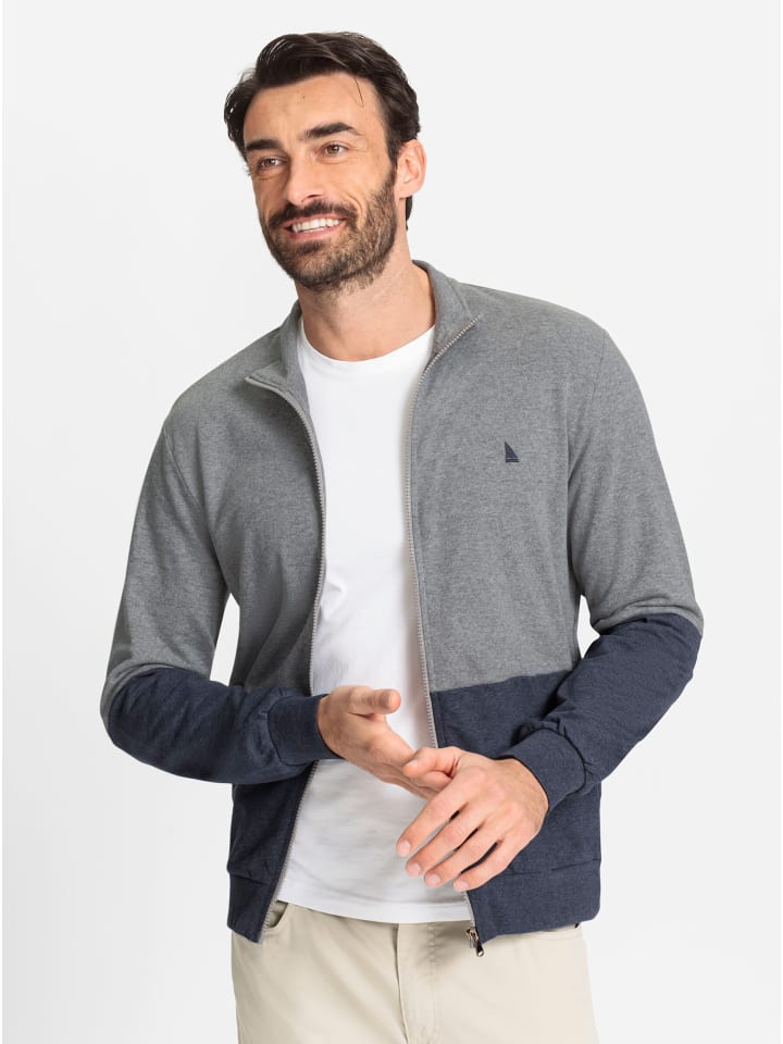 

Пиджак-рубашка светло-серо-темно-синего цвета в крапинку WITT WEIDEN