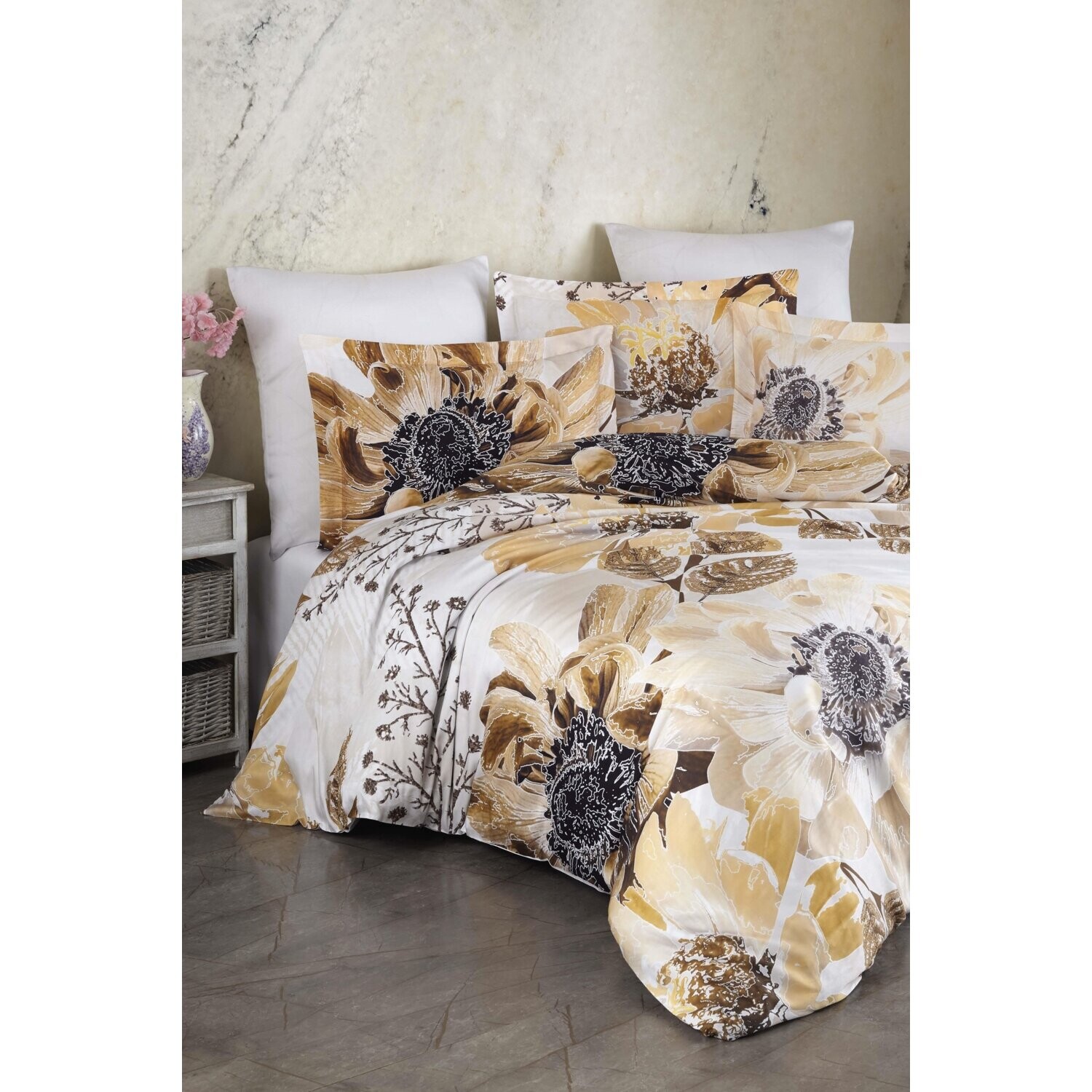 

Varol Laura Home Комплект постельного белья King Size из лиоцелла - Виктория