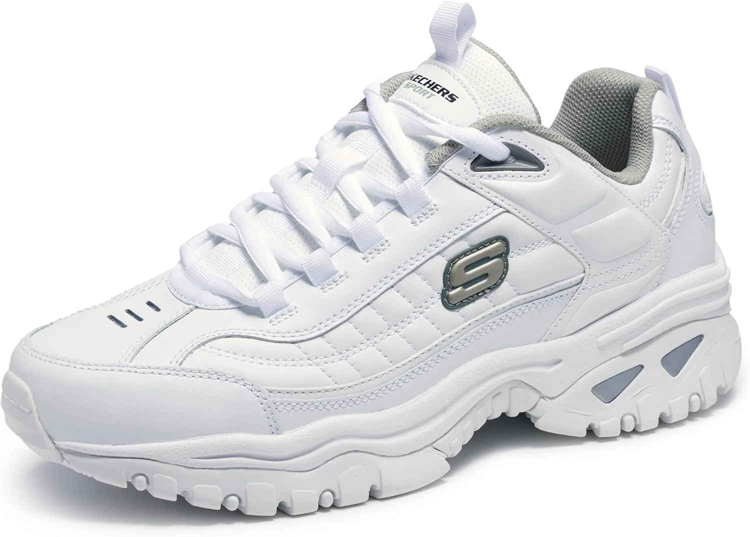 Мужские кроссовки Skechers Energy - After Burn на шнуровке, белый