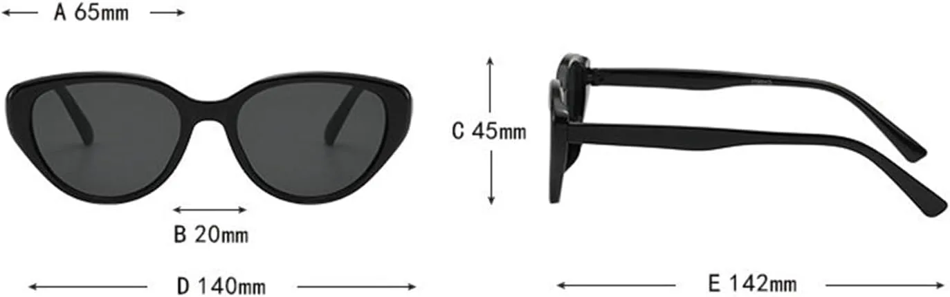

Солнцезащитные очки Willochra в винтажном стиле, овальные, женские, ретро, ​​в стиле «кошачий глаз», модные круглые, с защитой от УФ-излучения UV400, для улицы, C6