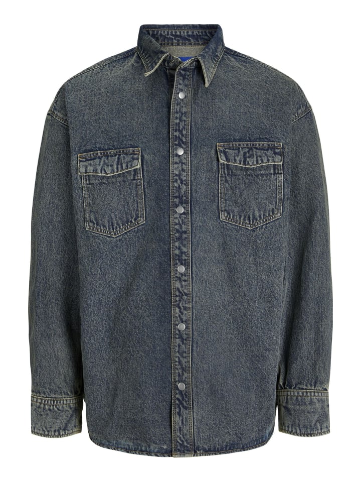 

Рубашка Jack & Jones, светло-синий деним