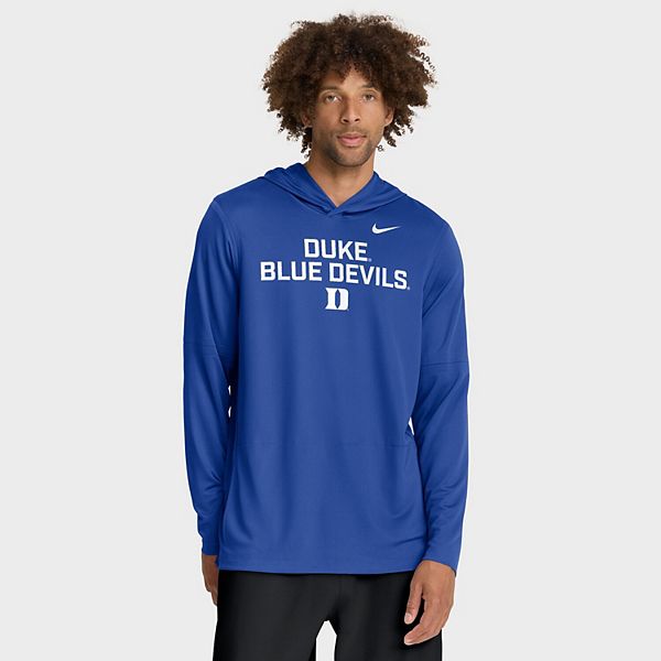 Мужская толстовка с длинным рукавом royal duke blue devils 2025 sideline performance Nike