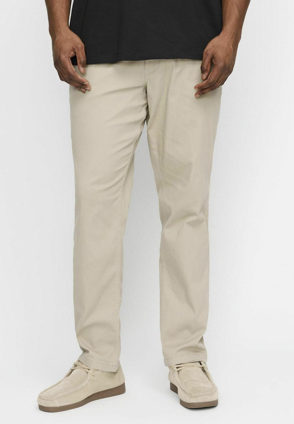 

Чино JPSTMARCO JJDAVE LC NOOS PLS Jack & Jones, бежевый