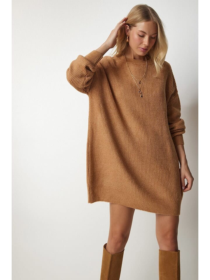 

Пуловер Happiness Istanbul Pullover, светло-коричневый