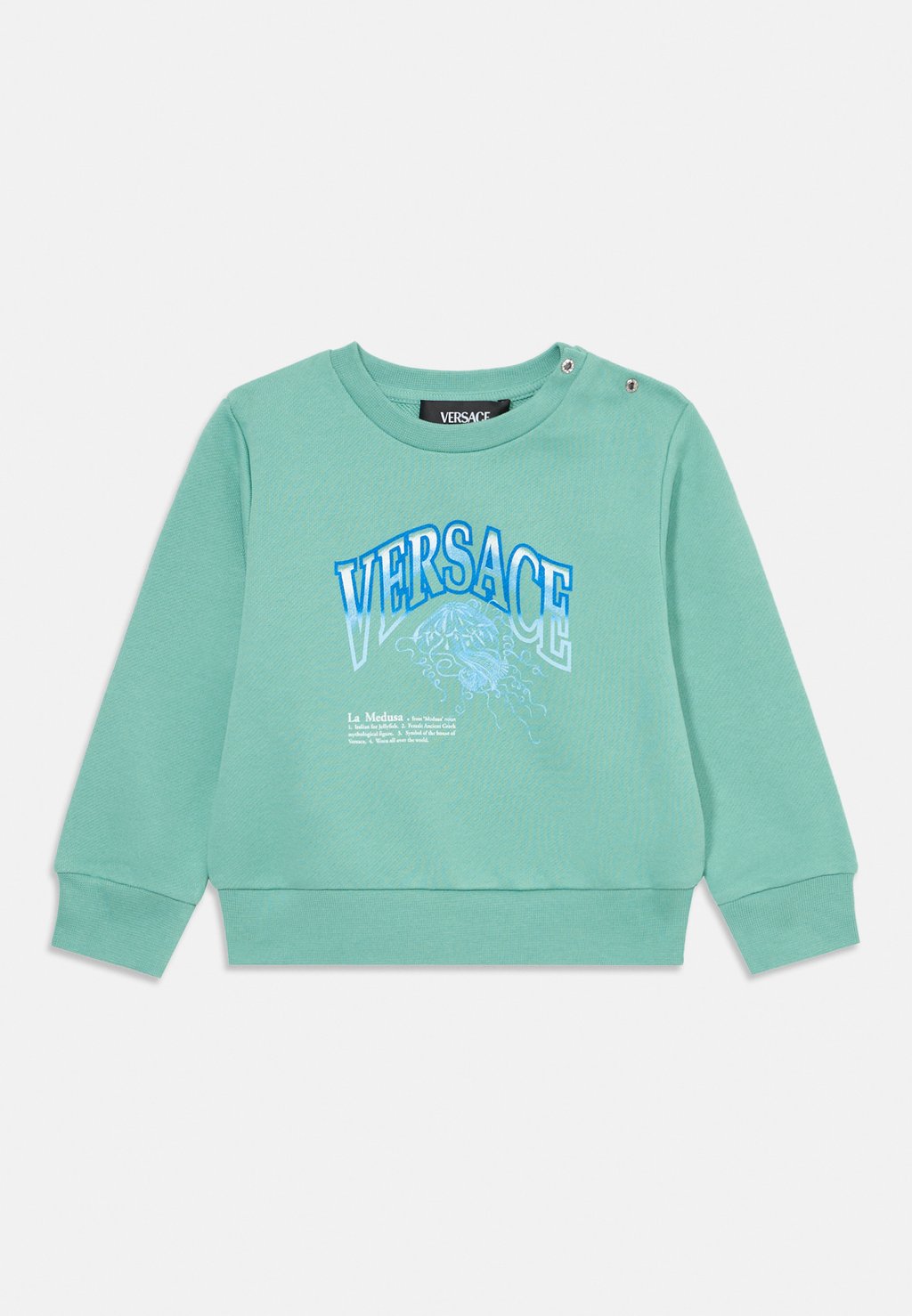 

Толстовка LA MEDUSA VARSITY PRINT UNISEX Versace, зеленый