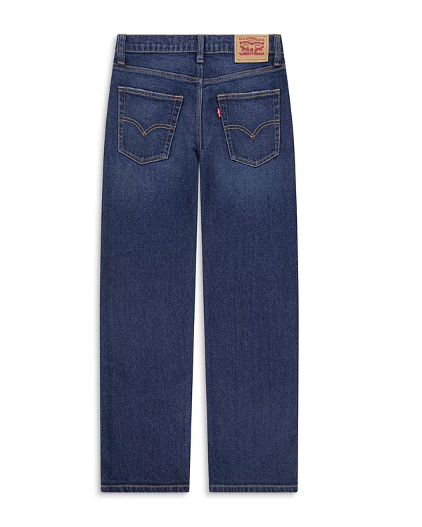 Детские джинсы прямого кроя 555 свободного кроя - для детей постарше. Levi'S, синий — фото 3