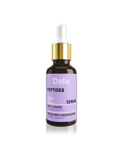 Антивозрастная сыворотка для лица, шеи и декольте на день и ночь 30мл Delia Cosmetics PEPTIDES — фото 2