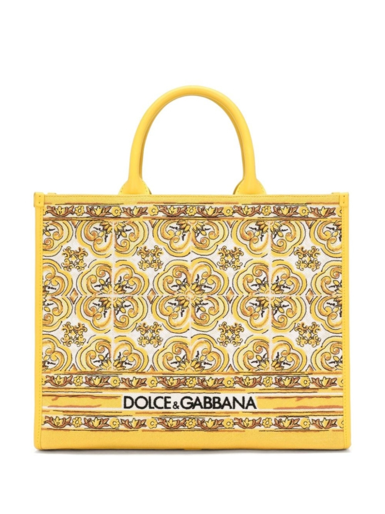 

Dolce & Gabbana сумка-тоут DG Daily среднего размера, желтый