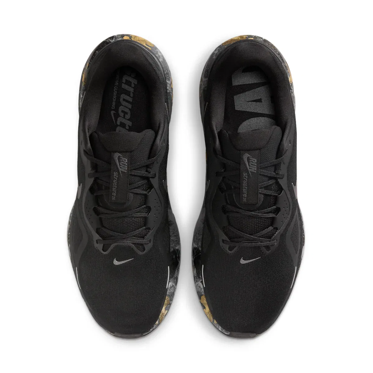 Мужские беговые кроссовки Structure 26 Realtree для бега по шоссе Nike, черный — фото 4