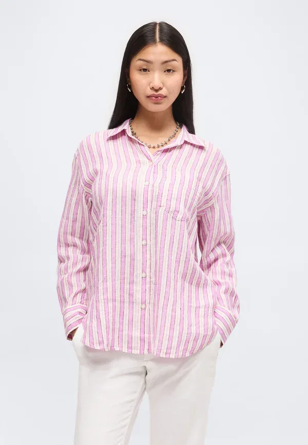 Блуза рубашечного кроя Gap, розовая