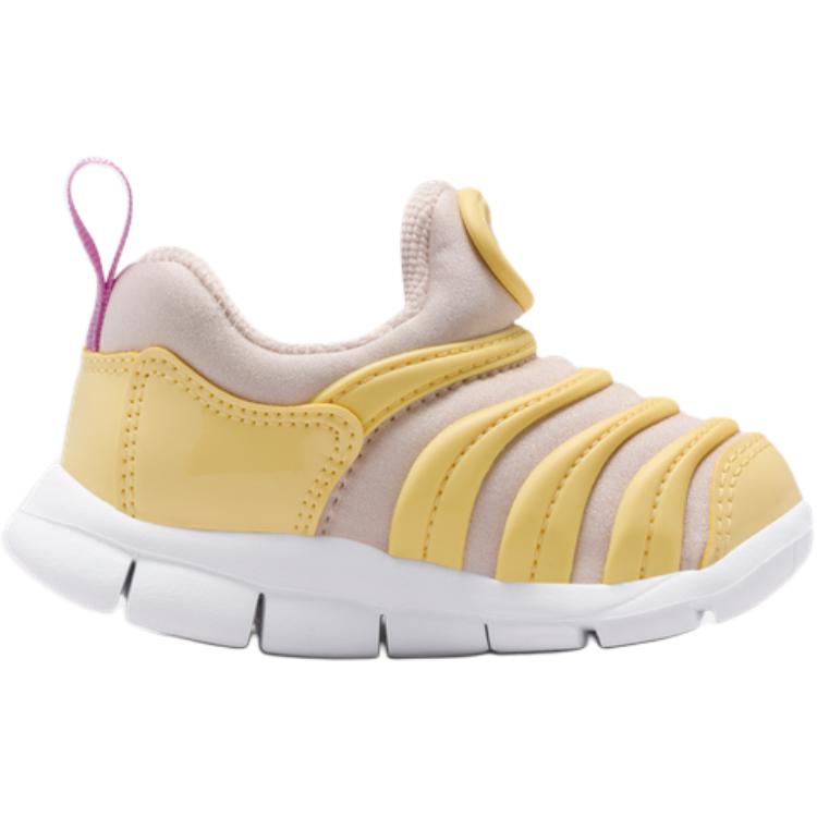 Nike Dynamo Free Low top Toddler Shoes Light Yellow Pink Infant And Toddler — фото 3