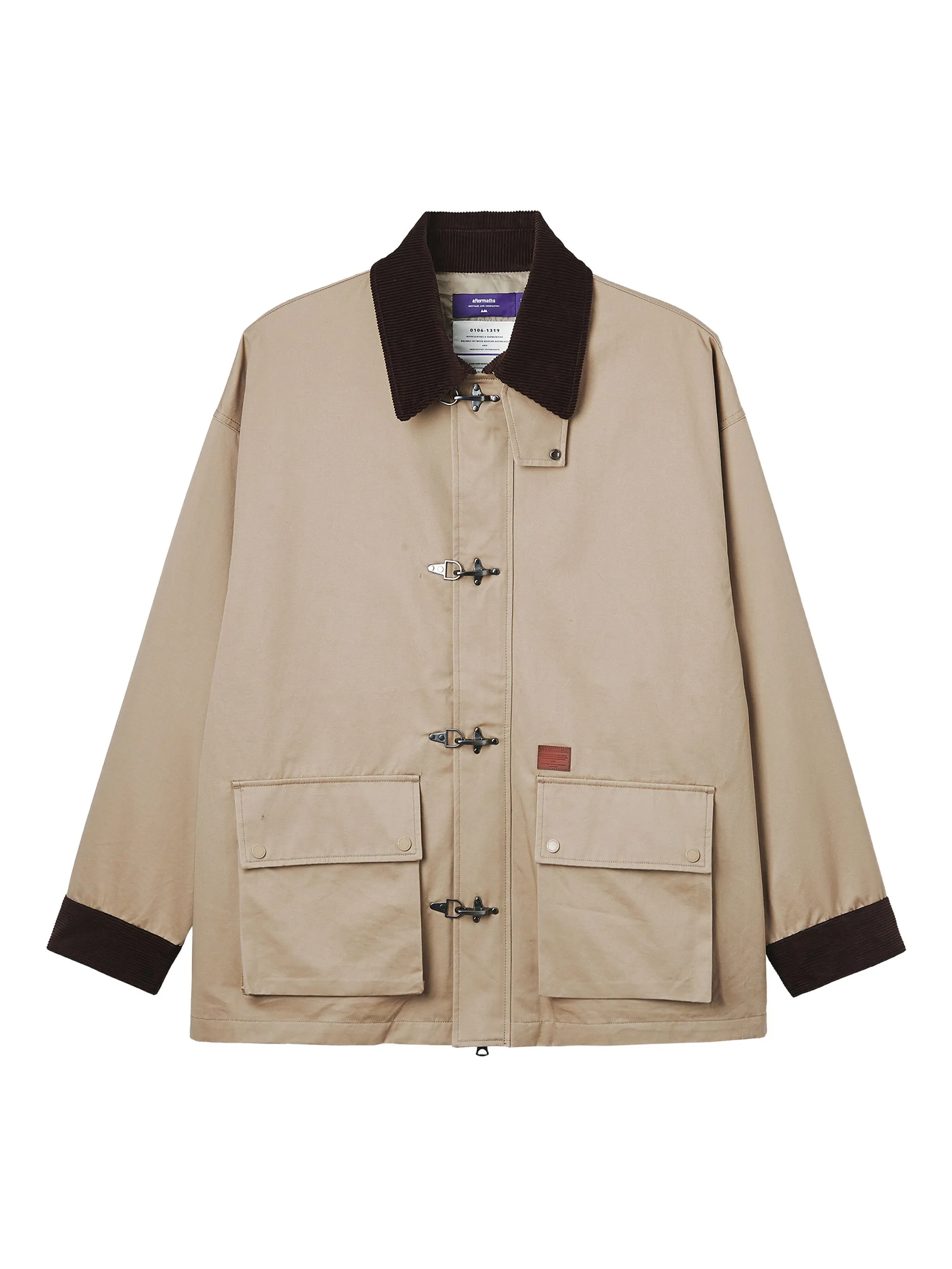 

Куртка с вельветовым воротником и карманами Aftermaths, бежевый