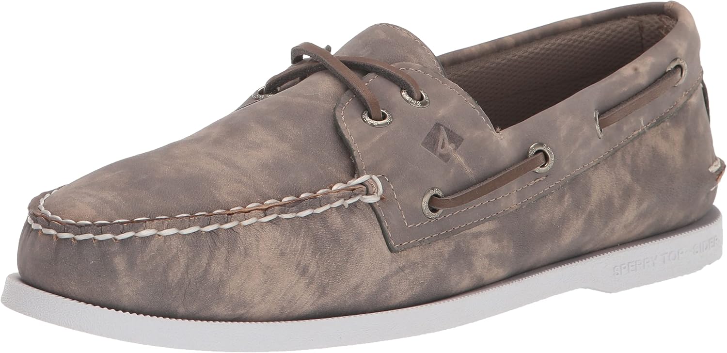 

Мужские аутентичные оригинальные лодочные туфли Sperry с двумя отверстиями, хаки