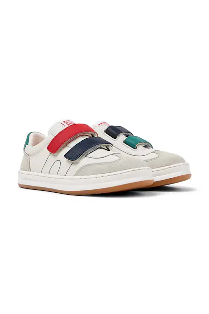 Кеды детские из натуральной кожи TWS Kids Camper, бежевый — фото 3