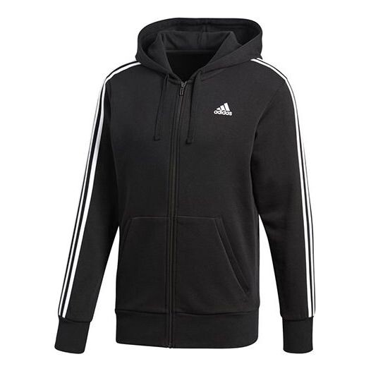 

Куртка adidas Essentials 3-Stripes Hoodies Black, черный