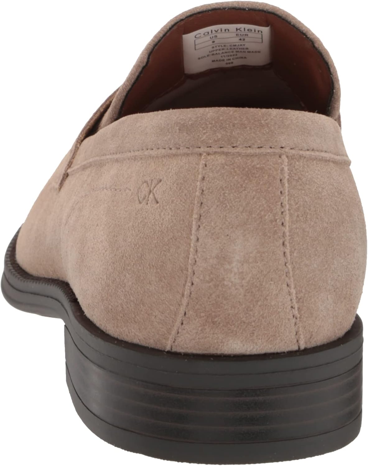Мужские лоферы Calvin Klein Jay, Taupe Suede 240 — фото 3