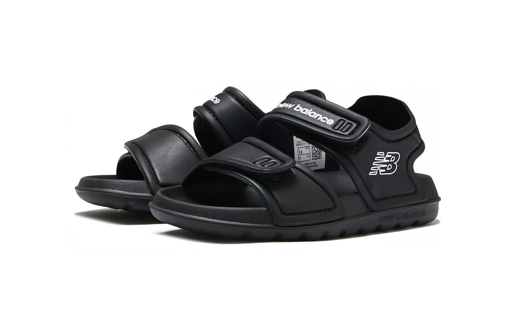 Сандалии SPSD V1 A1, износостойкие, низкие, для малышей и младенцев New Balance, черный — фото 3