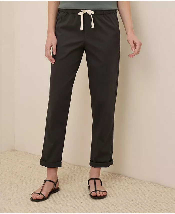 

Женские повседневные брюки из органического хлопка Twill Pact, коричневый
