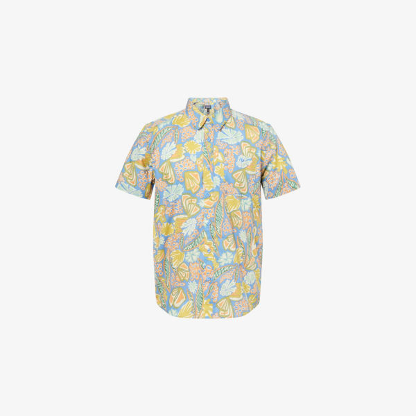 

Рубашка Patagonia Go-To с принтом, синий