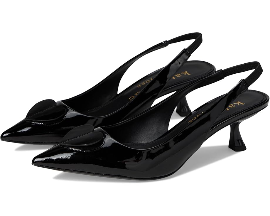 Туфли Kate Spade New York Lover Slingback Kitten Heel, черный