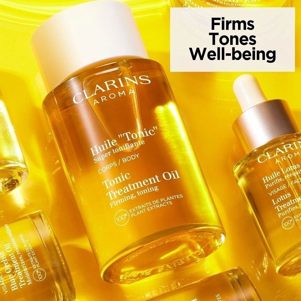 Тонизирующее масло для тела с укрепляющим эффектом Clarins, 100 мл — фото 4