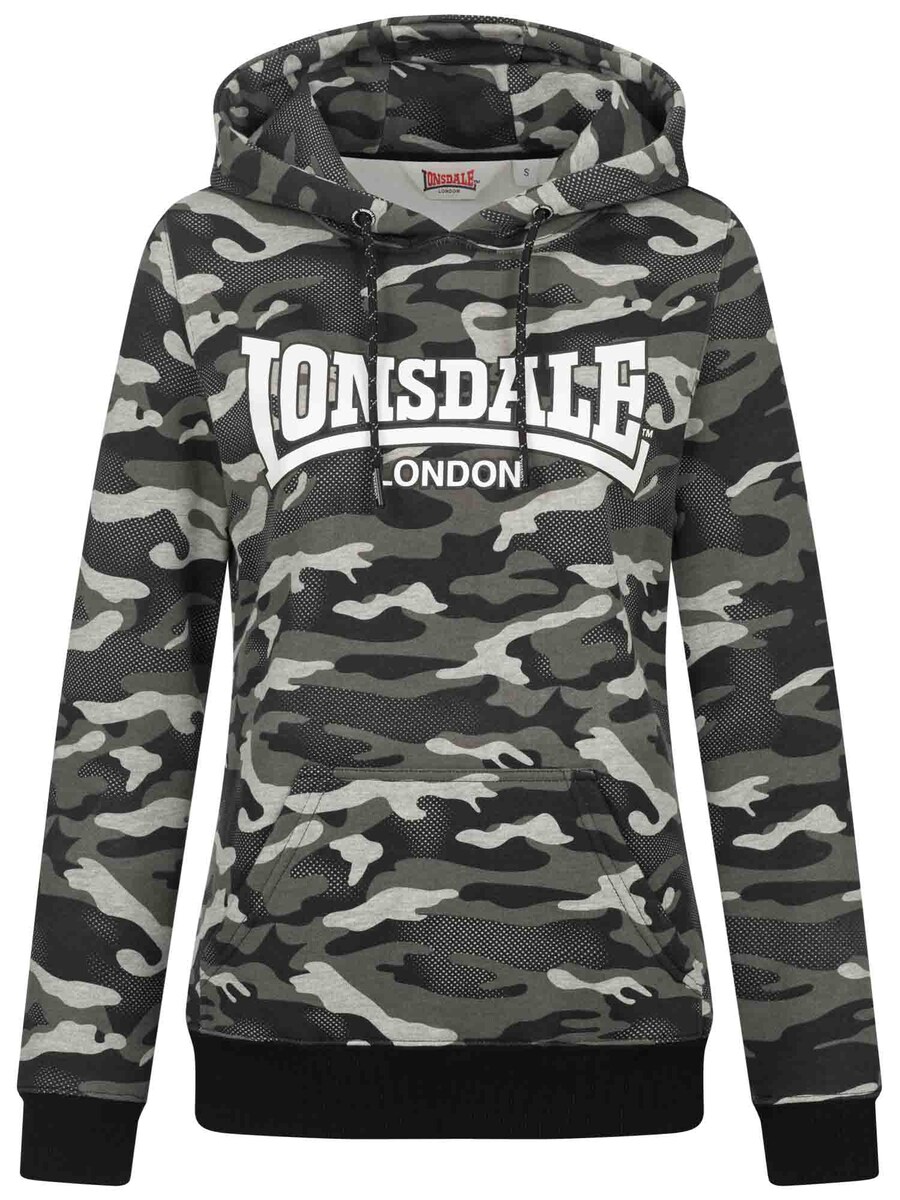 

Толстовка LONSDALE CLOUGH, Grey/Anthracite/Light grey