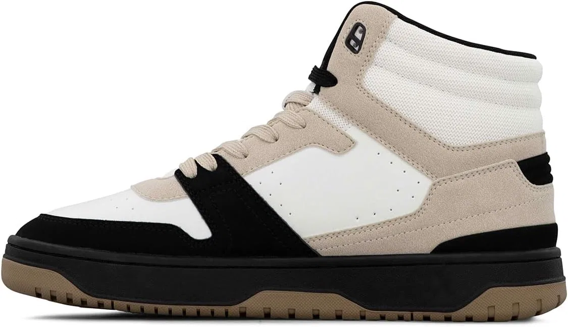 Мужские кроссовки Lee Fast Lane Mid Trainers, Winterweiß Naturschwarz — фото 3
