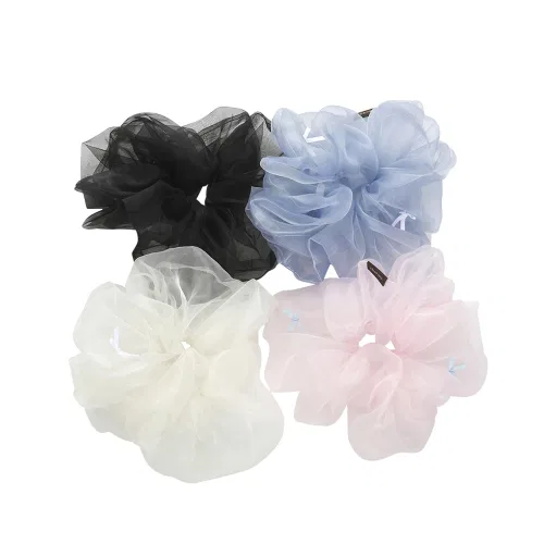 Резинка для волос Baby Ribbon Scrunchie CHARMY белый — фото 3