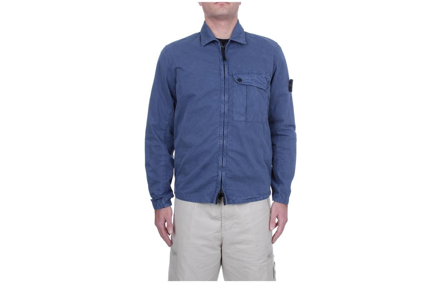 

Куртка мужская темно-синяя Stone Island, темно-синий