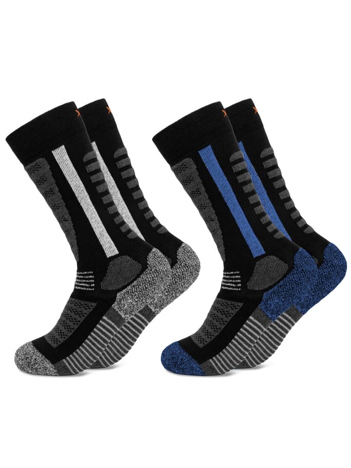 

Носки Occulto 2er Pack Skisocken Charlie, цвет Blau-Schwarz