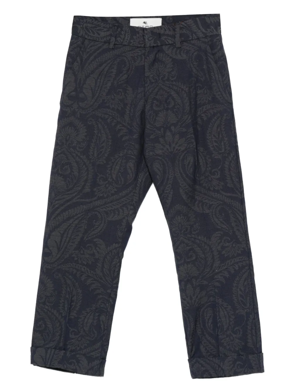 

Брюки с принтом пейсли Etro Kids, синий