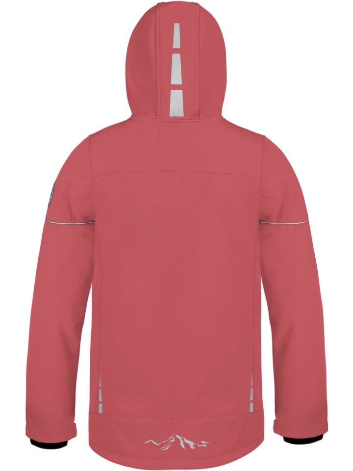 Детская куртка софтшелл Galway розового цвета Normani Outdoor Sports — фото 4