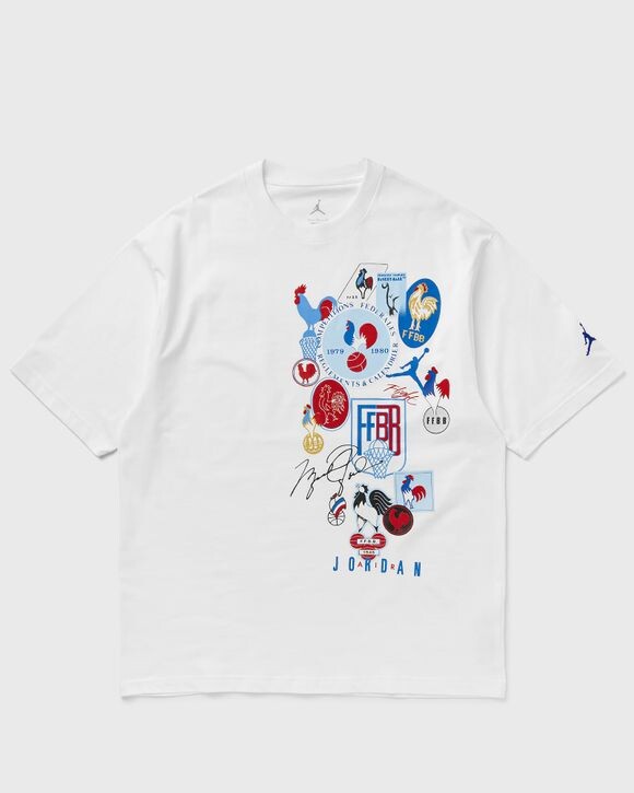 

Футболка Jordan Jordan Sport X Fédération Française De Basketball Tee, цвет white/old royal