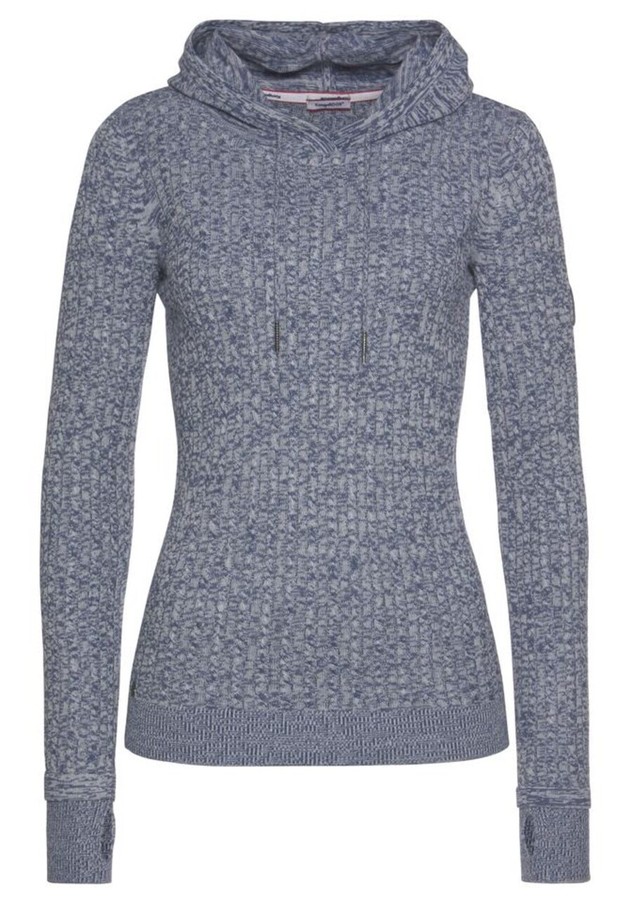 

Толстовка с капюшоном KangaROOS Sweater, пятнистый серый