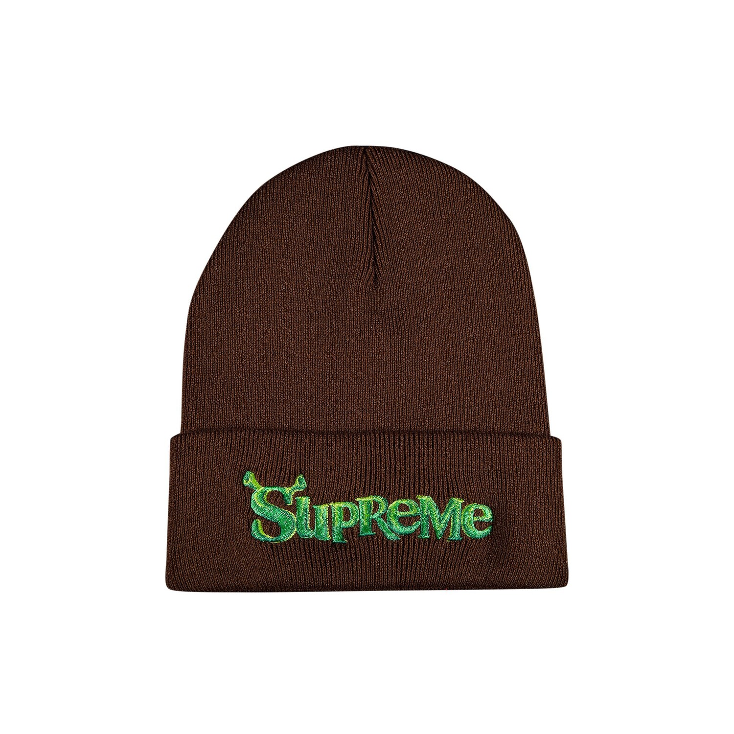 

Шапка Supreme Shrek, коричневая