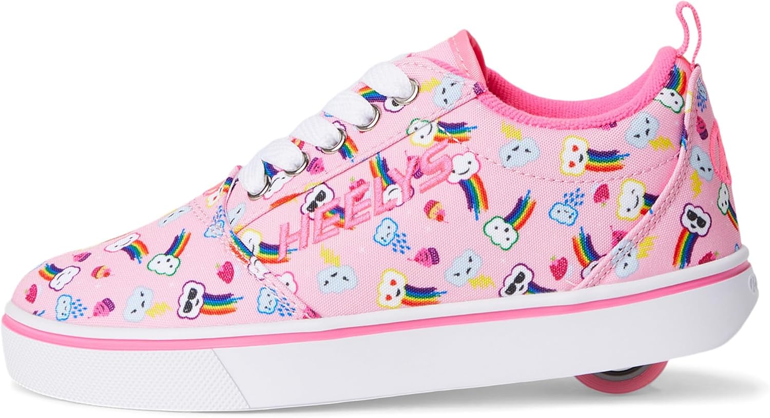Детские роликовые кроссовки Heelys Pro 20 Prints (для малышей, детей постарше и взрослых), светло-розовый — фото 4