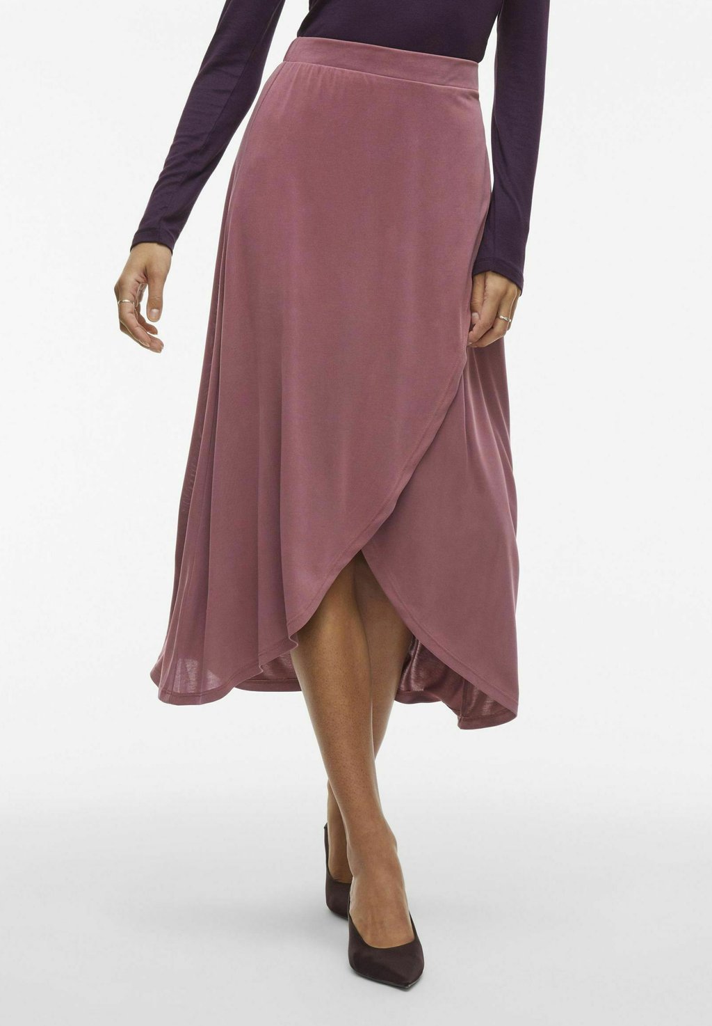 

Юбка-колокол HIGH WAIST VILA, розовый