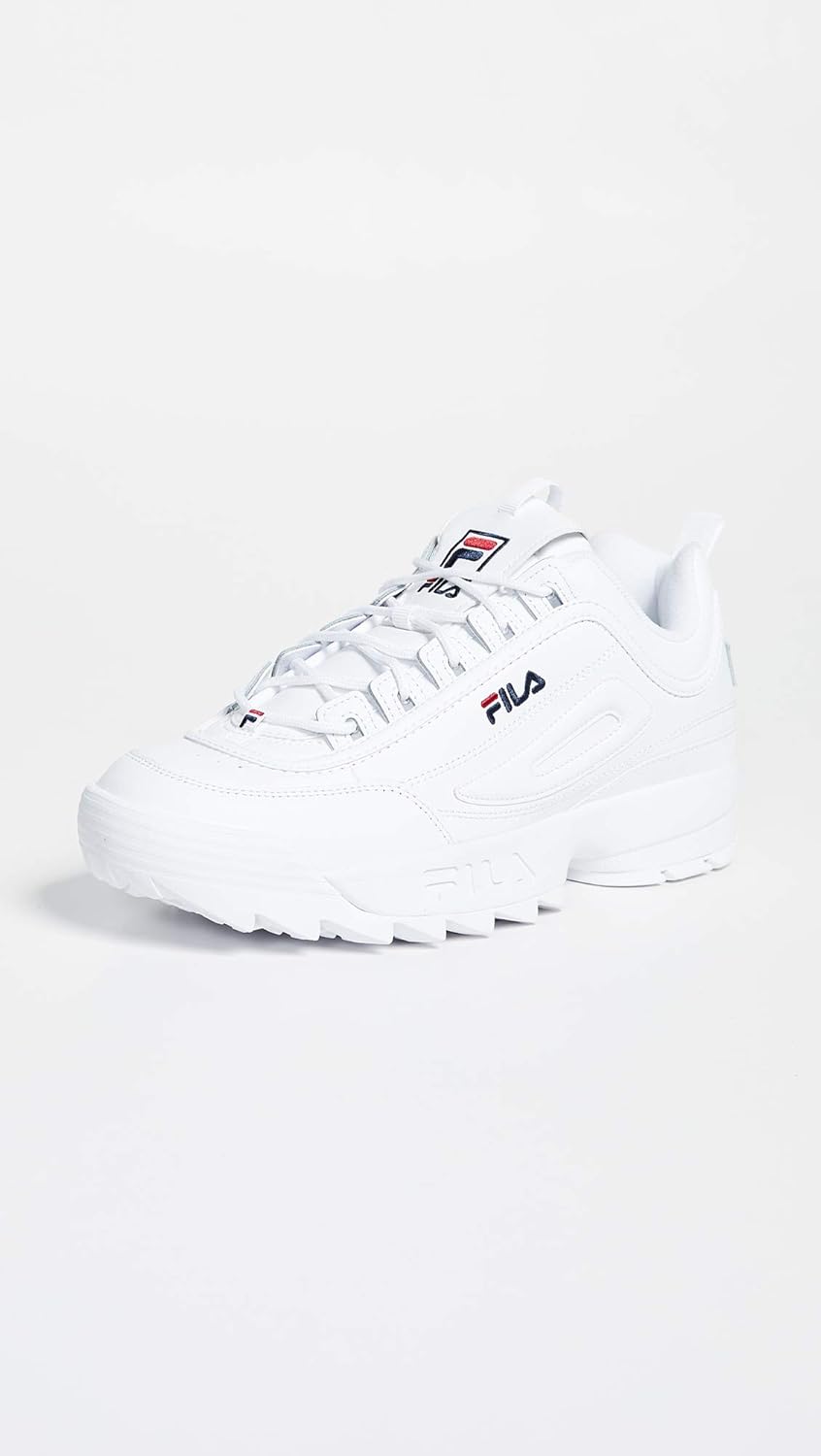 Мужские кроссовки Fila MbSneaker легкие повседневные, белый/темно-синий/красный — фото 2