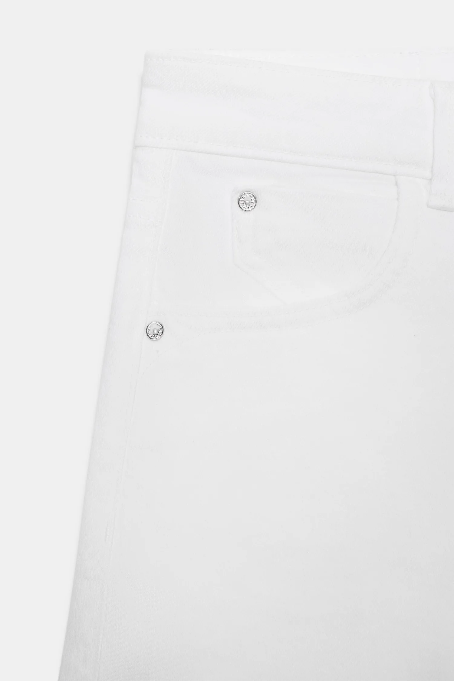 Шорты z1975 mom fit Zara, белый — фото 3
