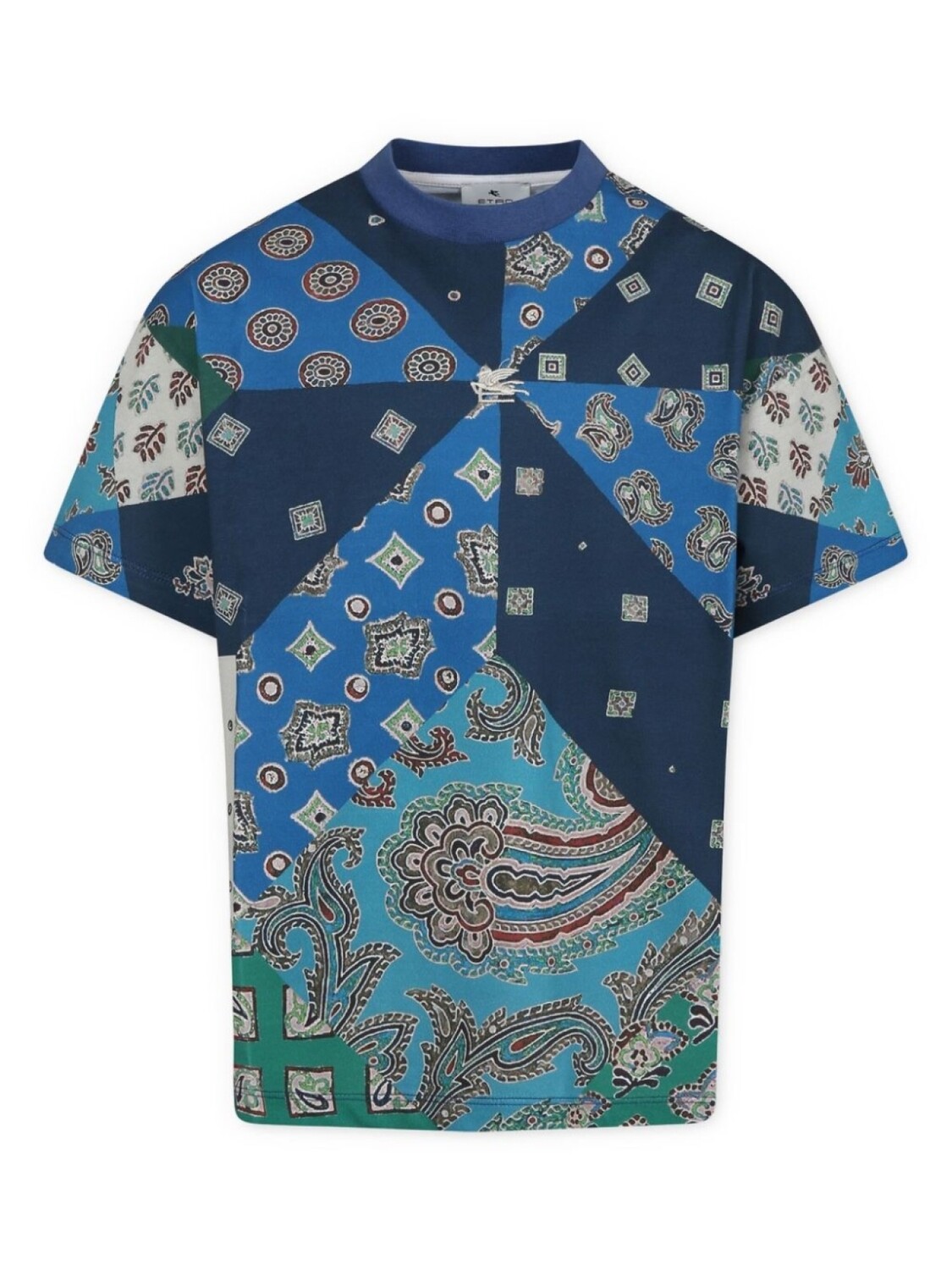 

ETRO KIDS футболка с принтом, синий