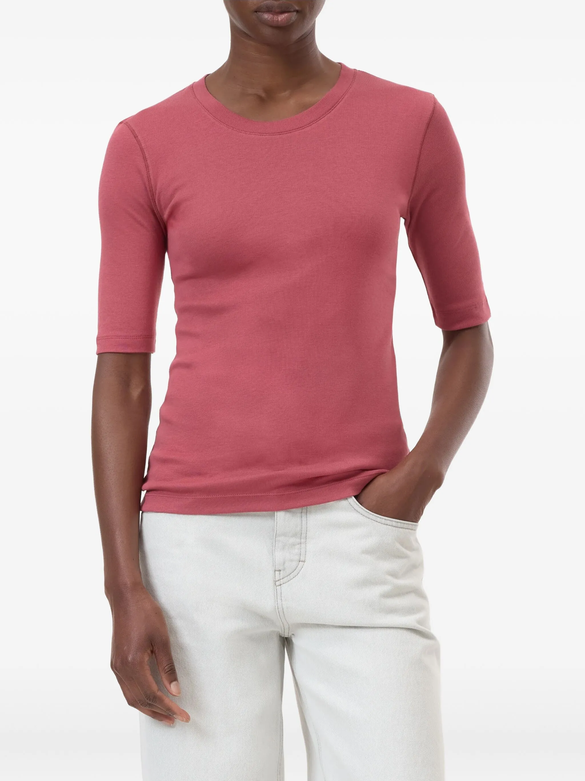 

Футболка с круглым вырезом Closed, красный